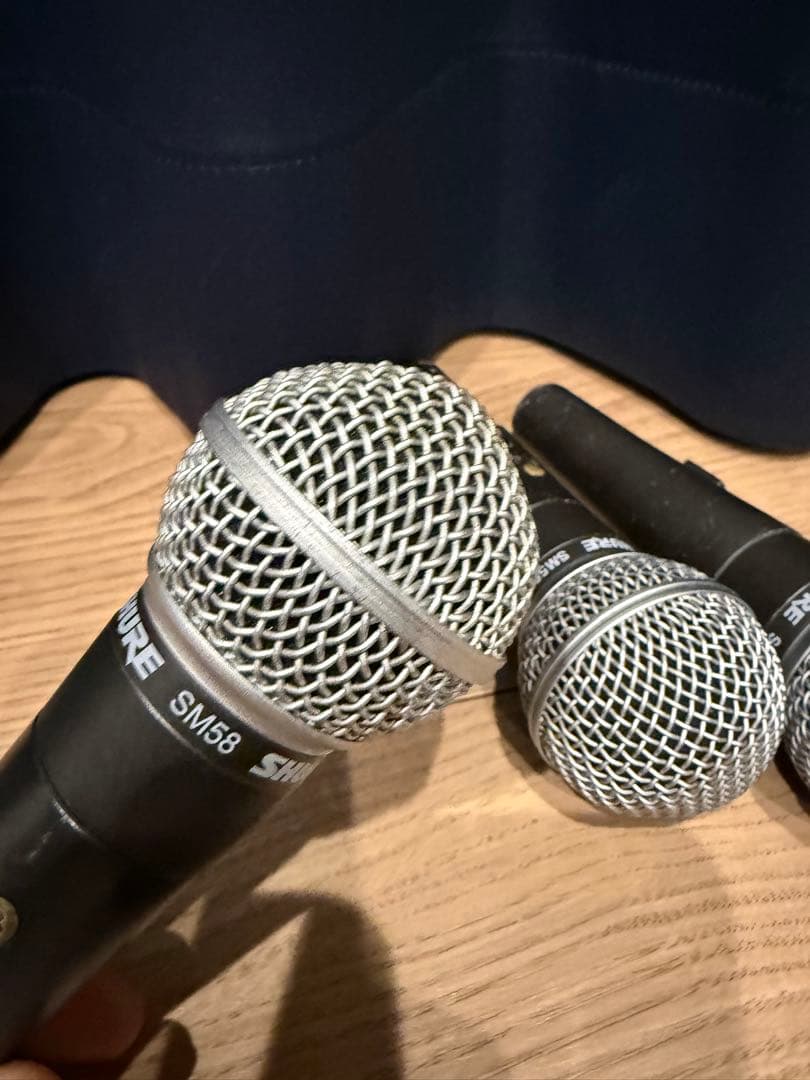 【特価】Shure SM58 ダイナミックマイク　3本セット