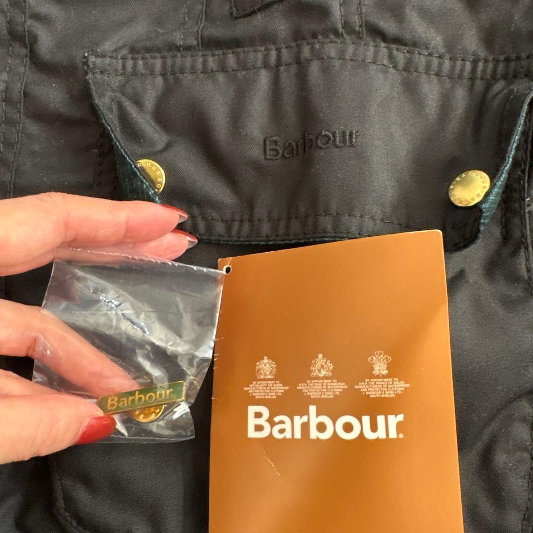 Barbour ブラックジャケット UK 8