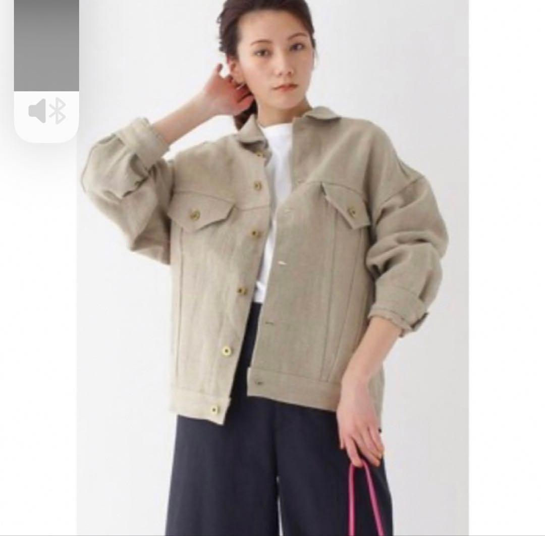 美品 MADISON BLUE BIG G JAC LINEN リネンジャケット