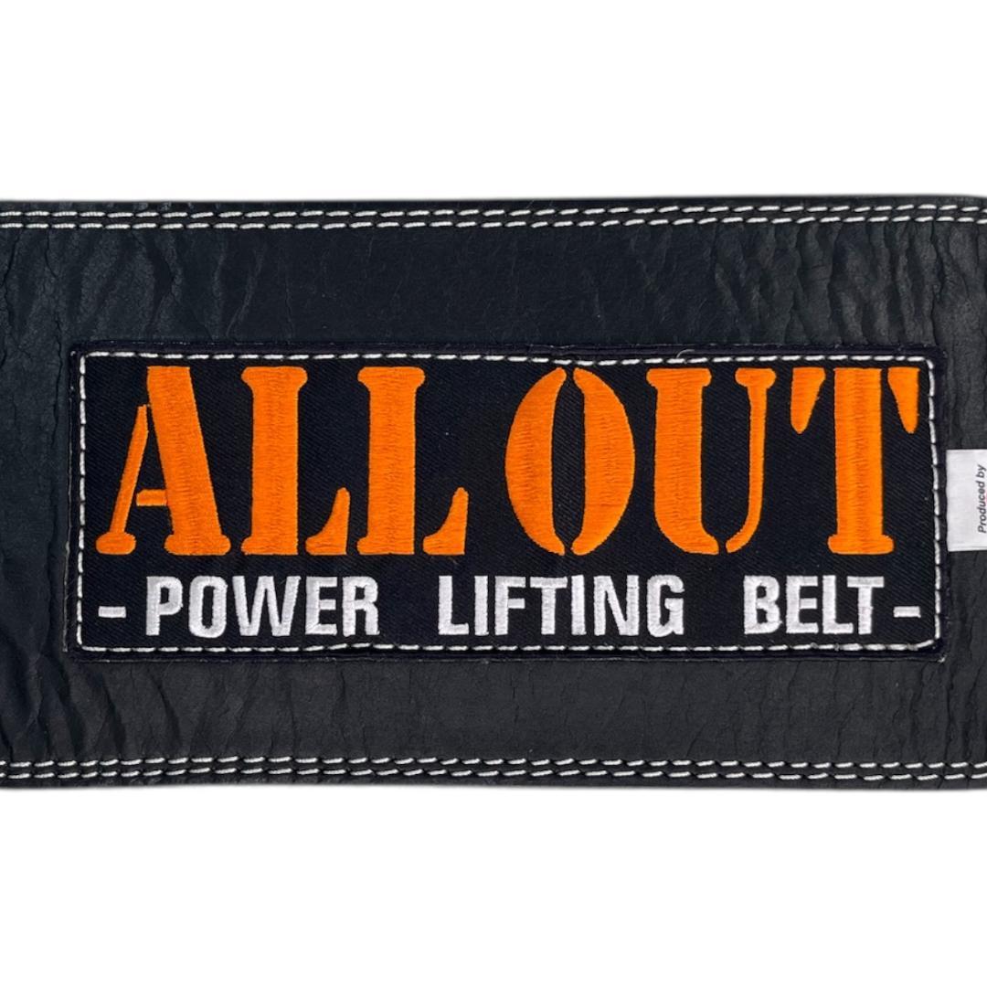 【美品】ALL OUT パワーリフティングベルト ブラック Lサイズ