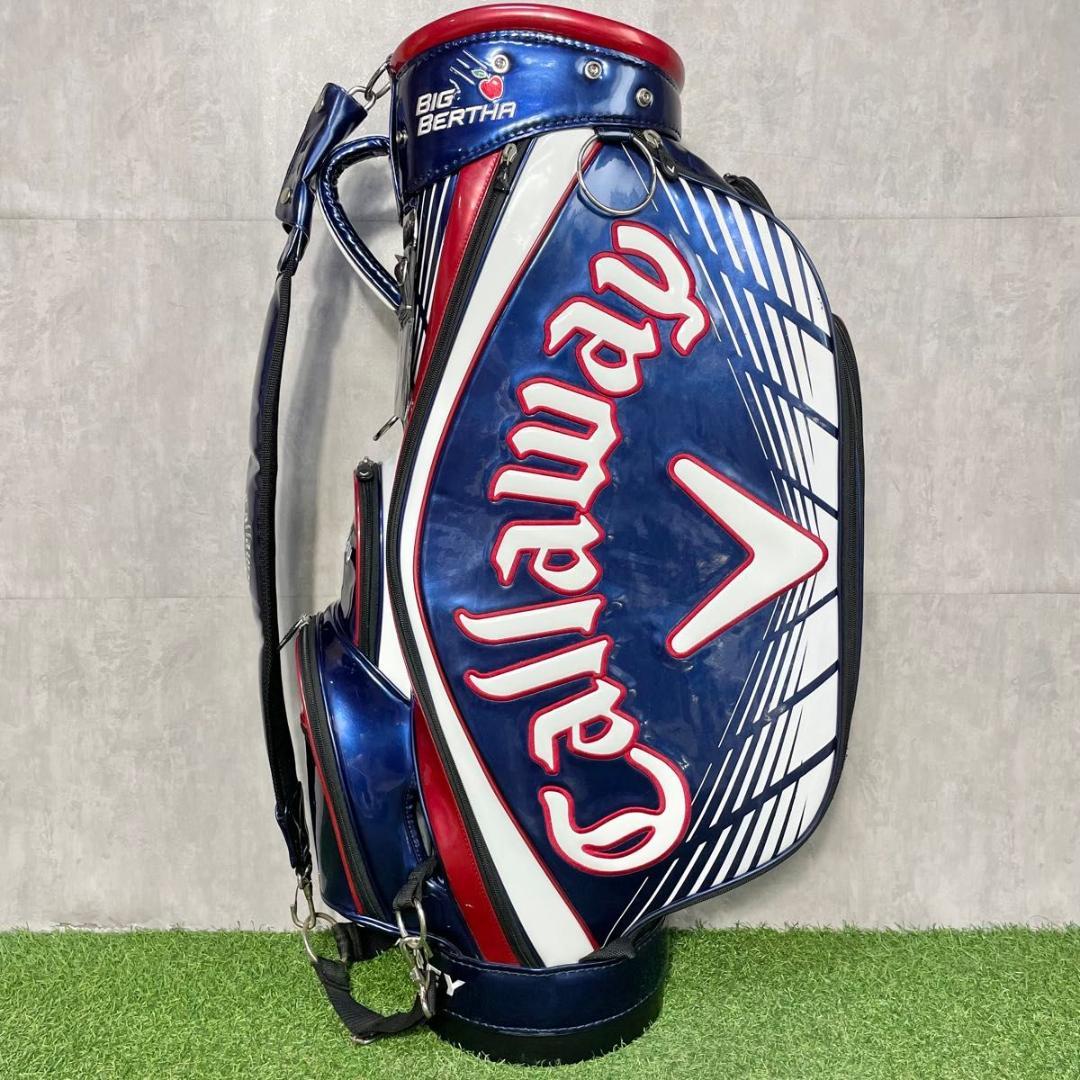 キャロウェイ Callaway ツアーモデル キャディバッグ ゴルフバッグ 良品