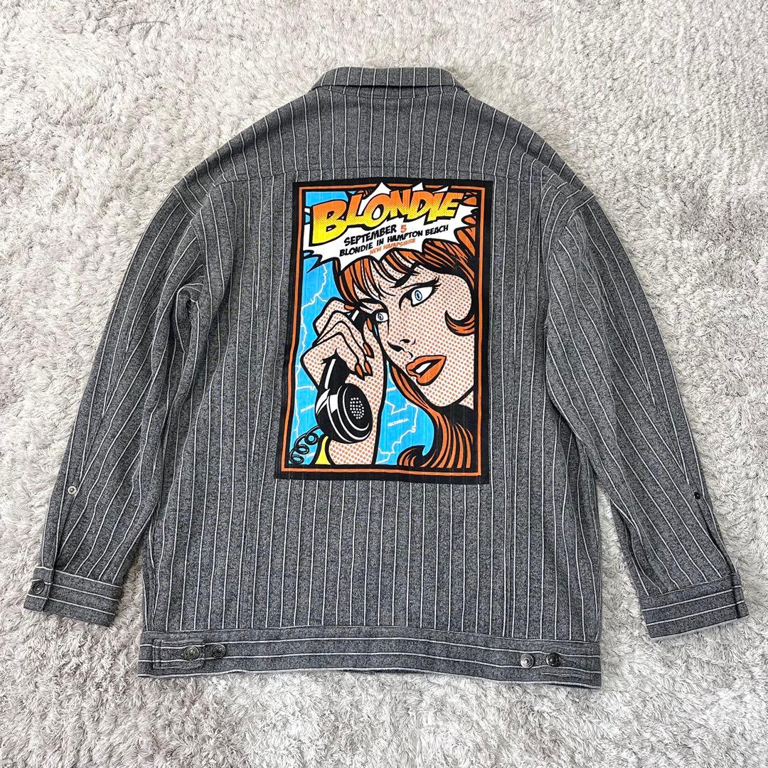 美品☆ヒステリックグラマー BLONDIE アメコミ バックプリント ジャケット