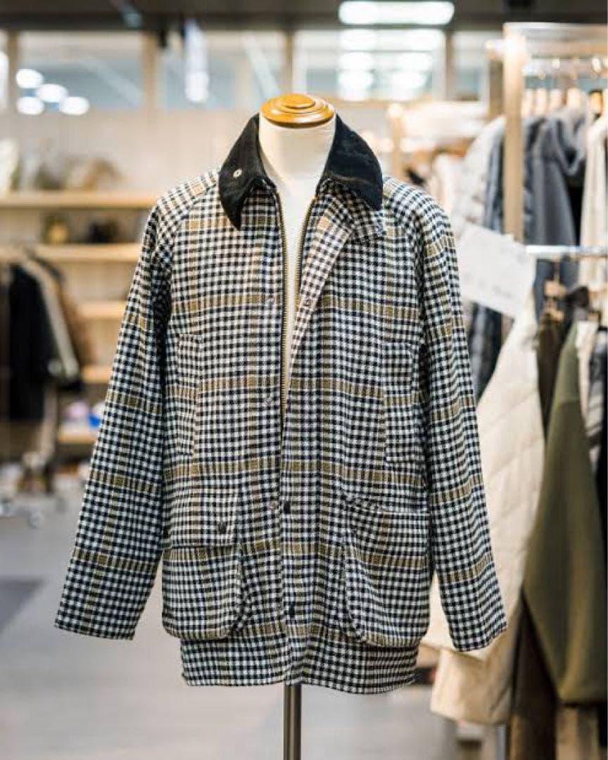 【専用】Barbour × BEAMS F 別注 ハウンドトゥース バブアー