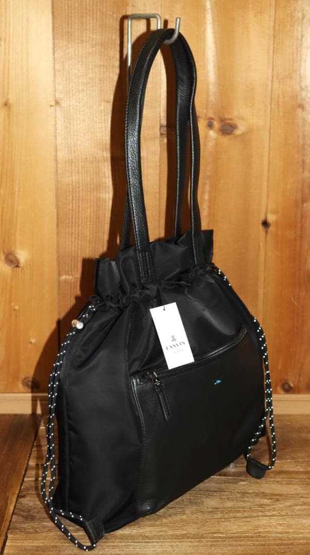 新品 LANVIN en Bleu トートバッグ ポワソン 定価2万900円 Ⓗ