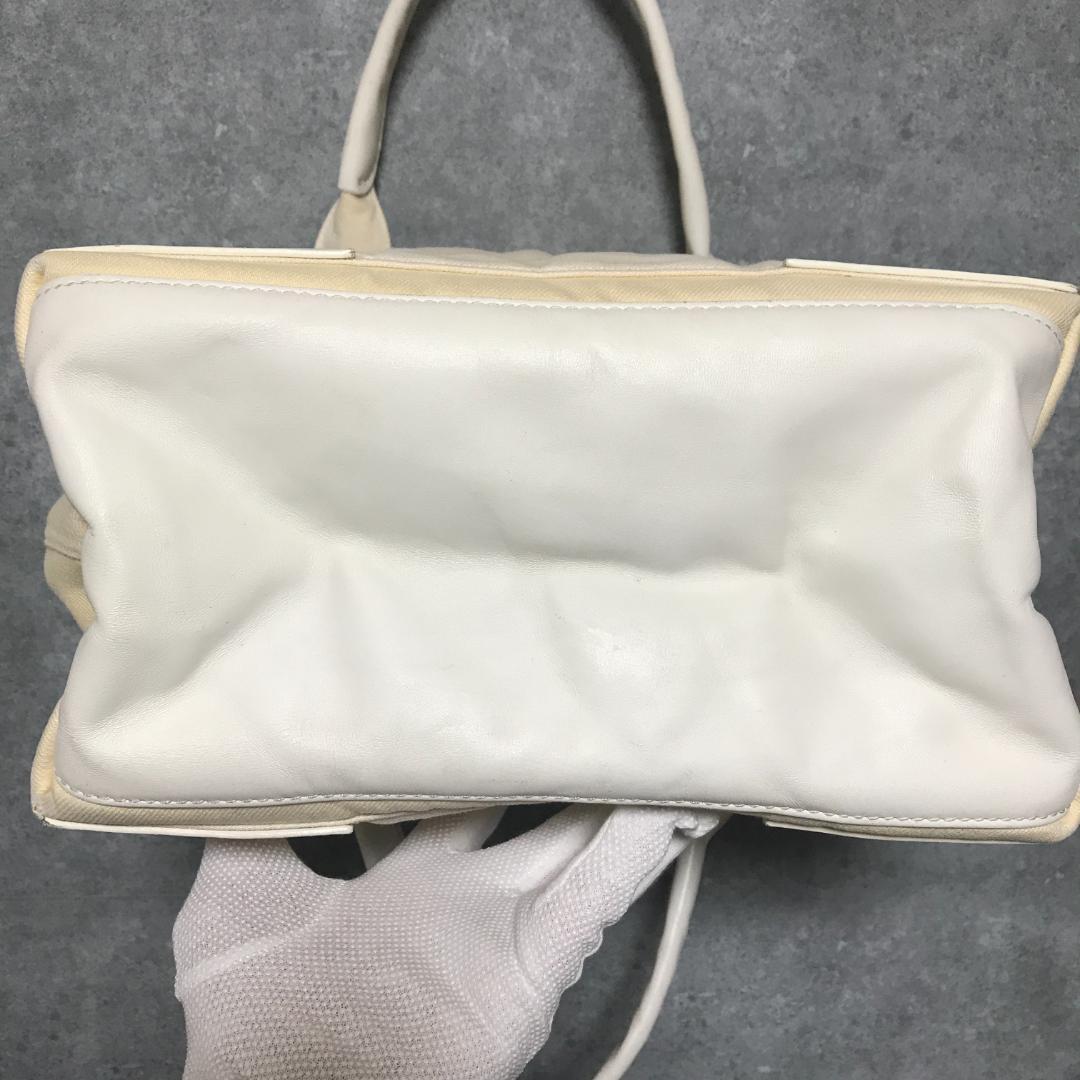 BALENCIAGA ハンドバッグ 339933 ネイビーカバス ポーチ付き