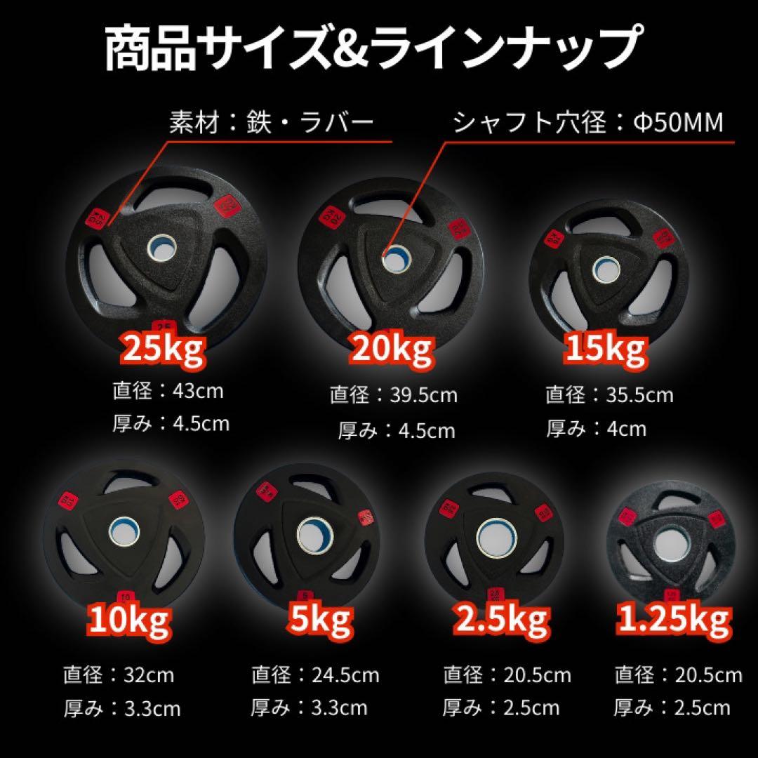 ★新品・送料無料★バーベルプレート計20kgセット(10kg×2枚)