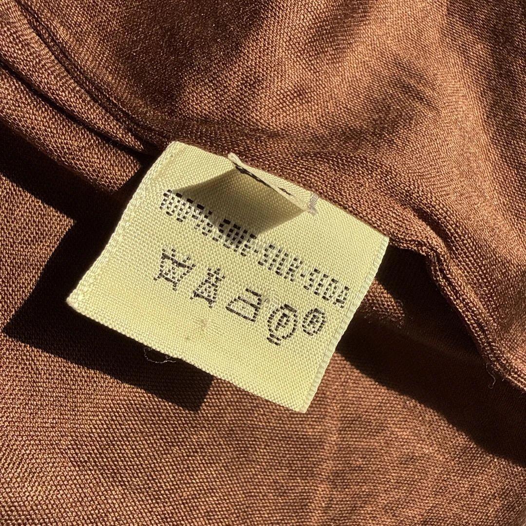 HERMES エルメス　ドレスシャツ　Lサイズシルク100%