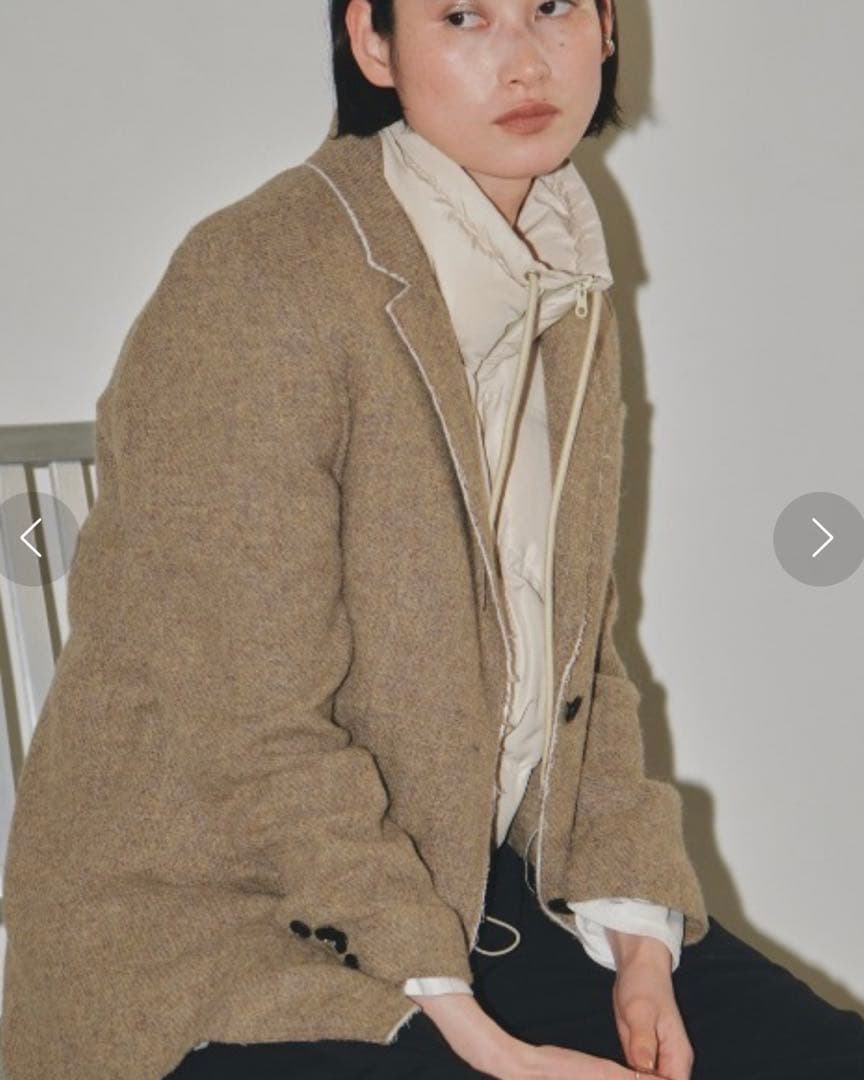 ジャケット・アウター todayful Cutoff Wool Jacket38