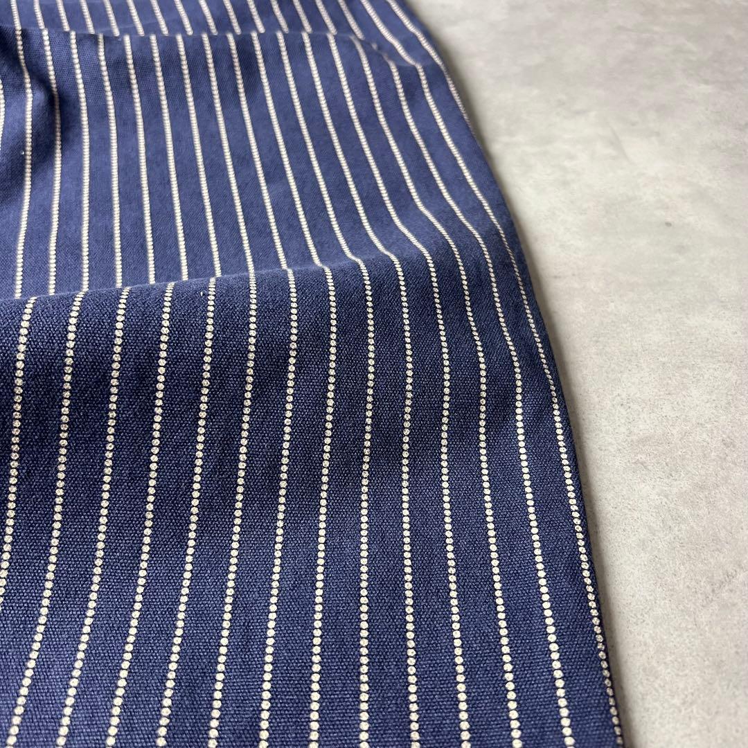 ✅新品　ウォバッシュ　ストライプ　パンツ　ペインター　インディゴ　濃紺　XL