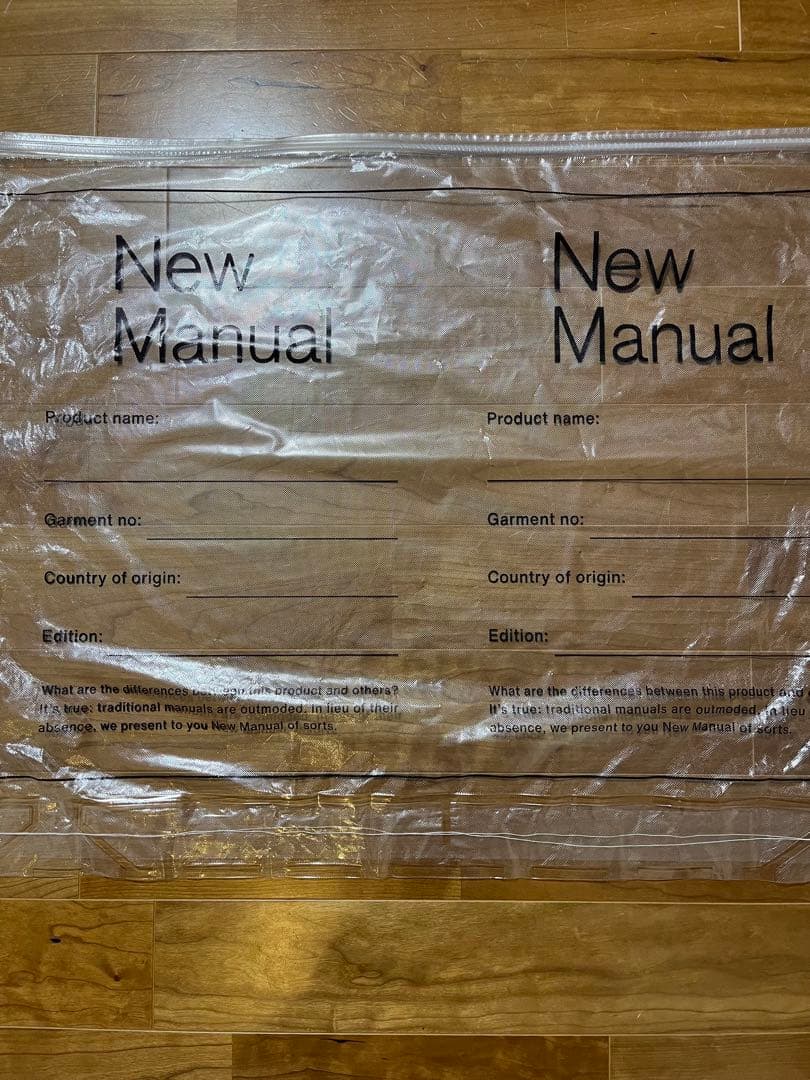 New Manualニューマニュアルデニムジャケット