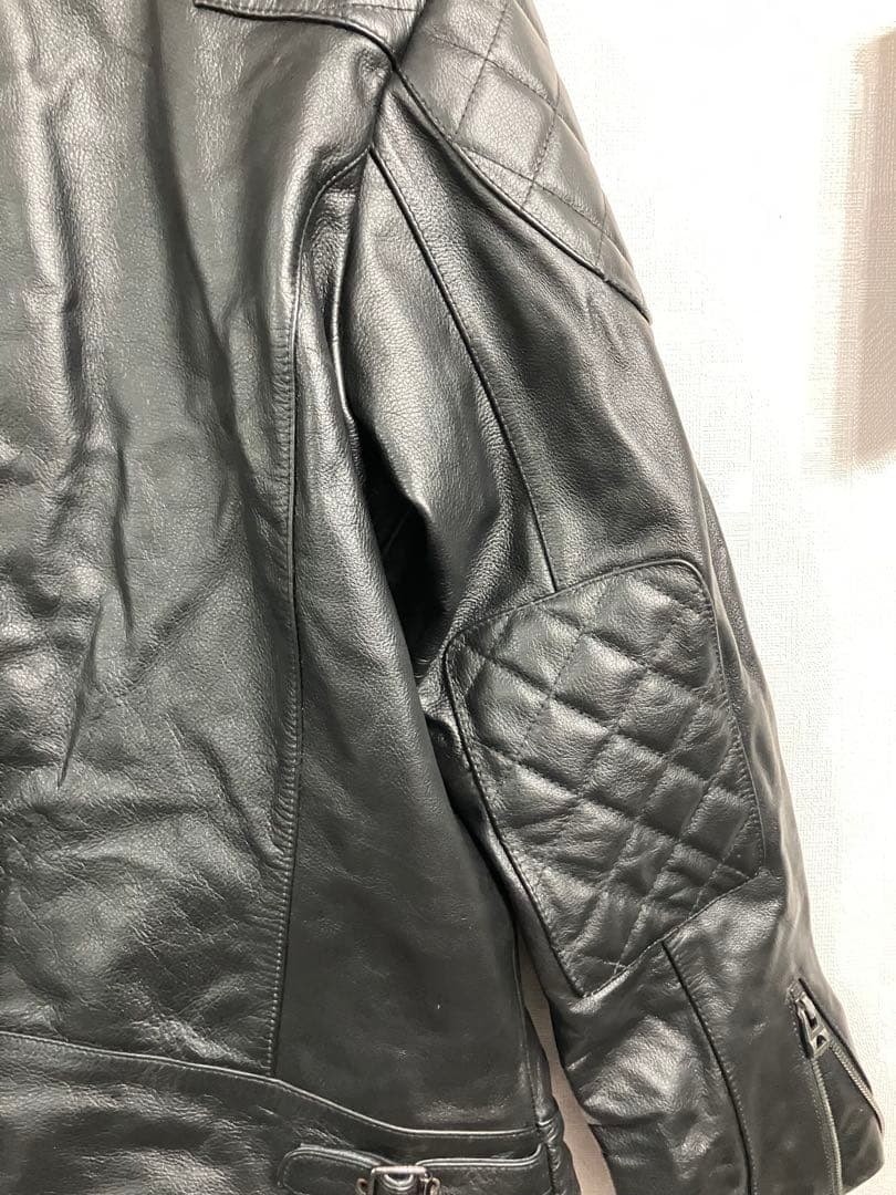 新品　ガブリエル　レザージャケット　本革　シングルライダース　大きめ