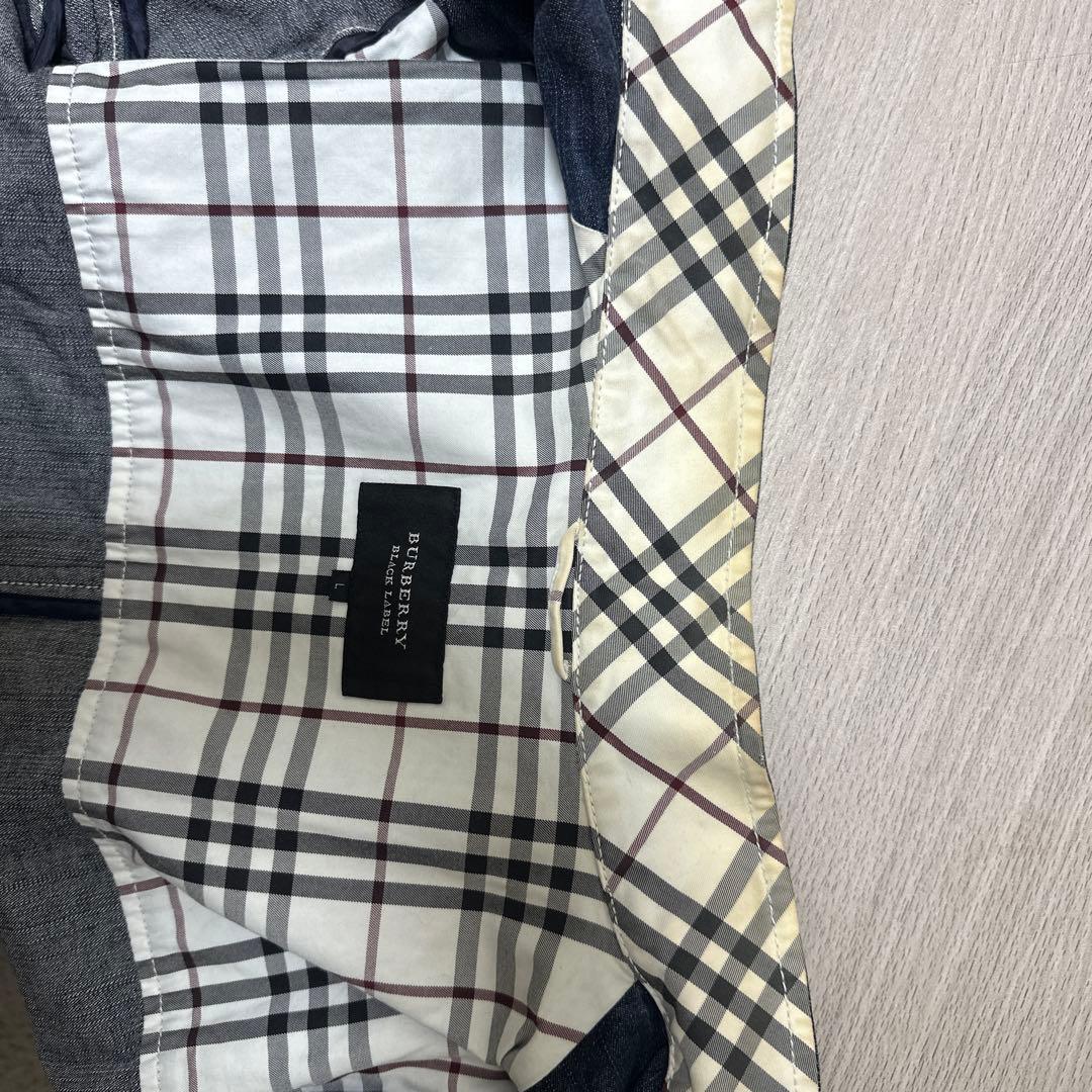 BURBERRY BLACK LABEL ダークブルーデニムジャケット