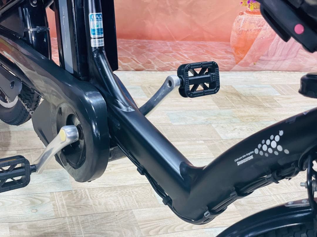 Y2453超特価！アンジェリーノ⭐️ブリヂストン子供乗せ電動アシスト自転車