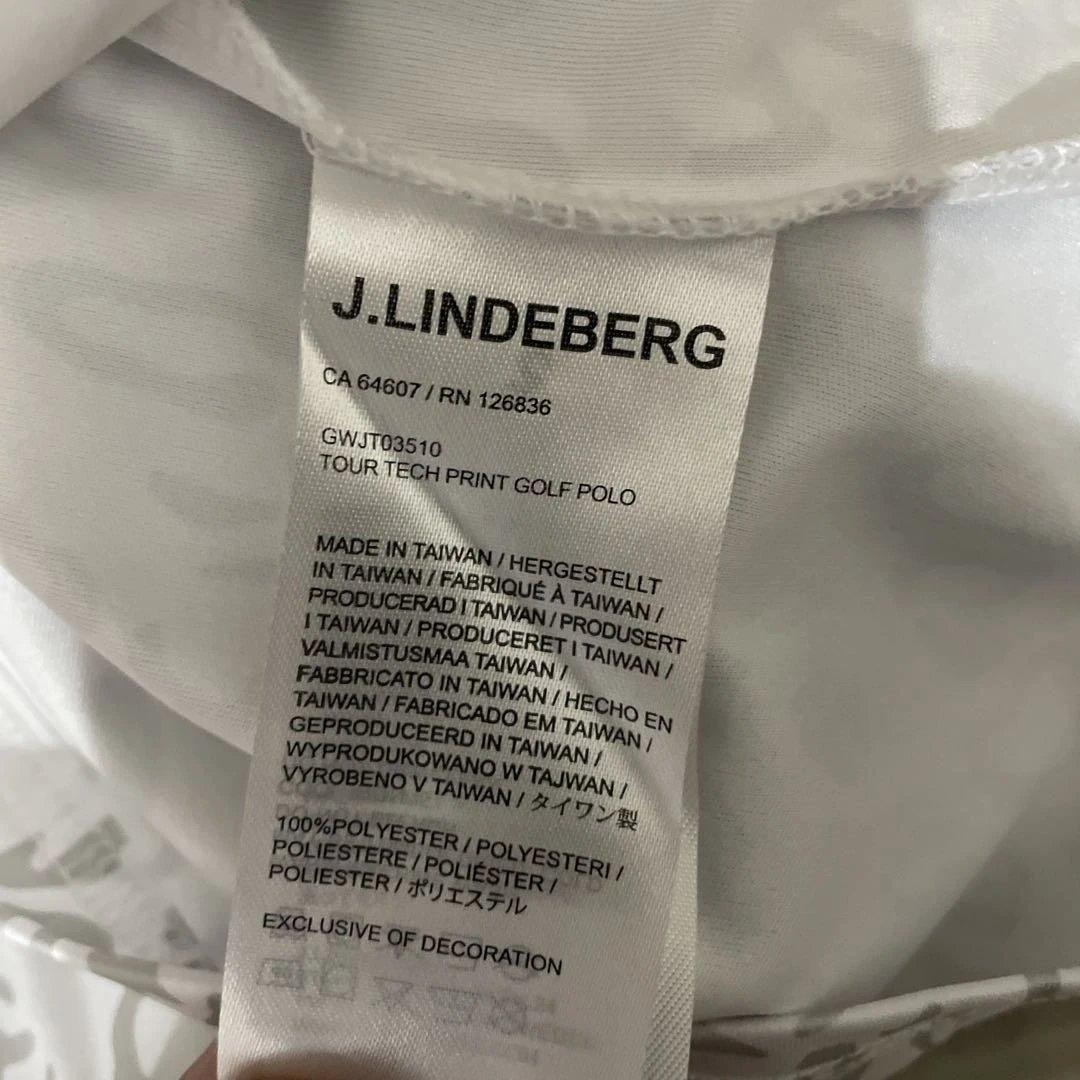J.Lindeberg レディースポロシャツ S ヒョウ柄 ロゴ