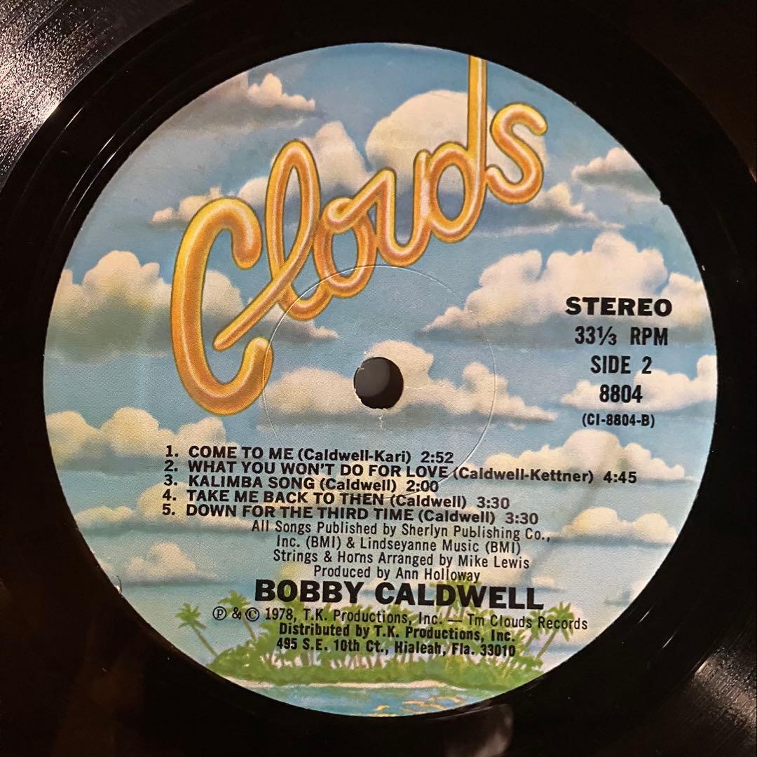 US オリジナル盤 Bobby Caldwell レコード LP