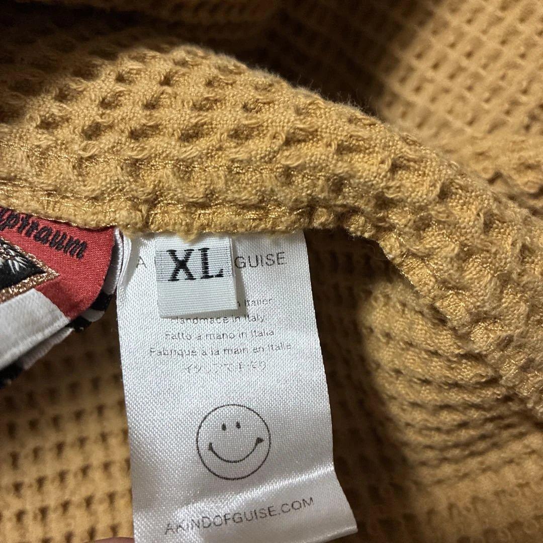 A KIND OF GUISE コットンシャツジャケット ワッフル生地 XL