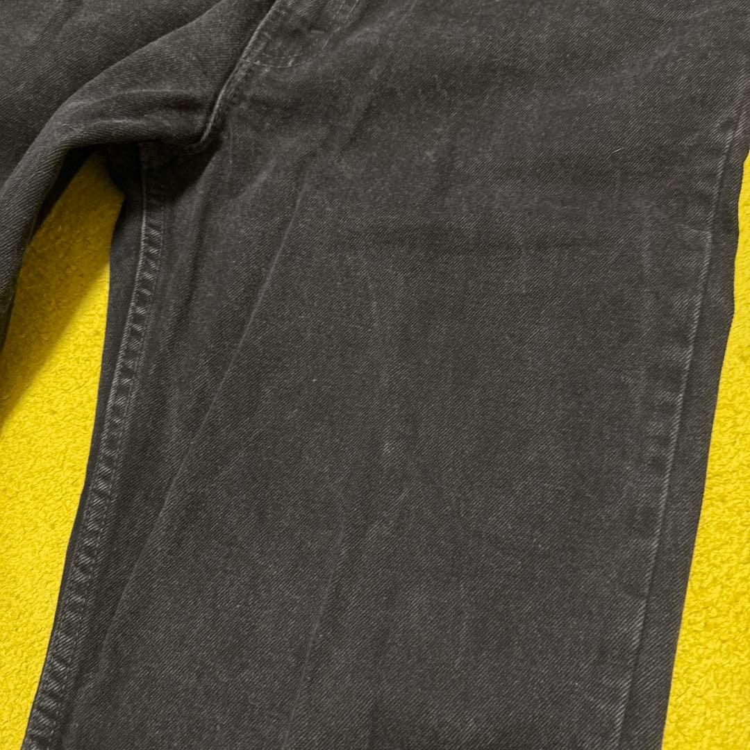 90s USA製　Levi's 550 ブラックデニム W34 オレンジタブ