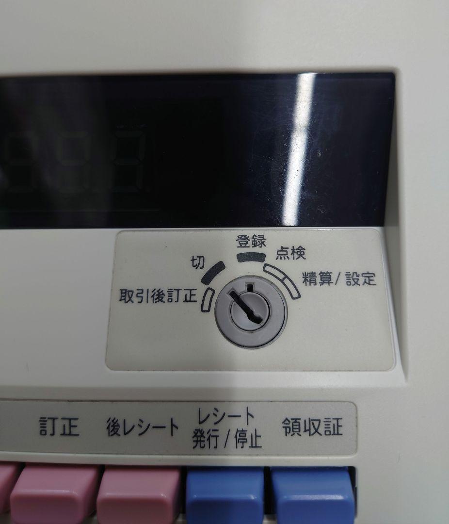 ★☆★【取説・鍵・パーツ付】SHARP XE-A147-W 電子レジスタ