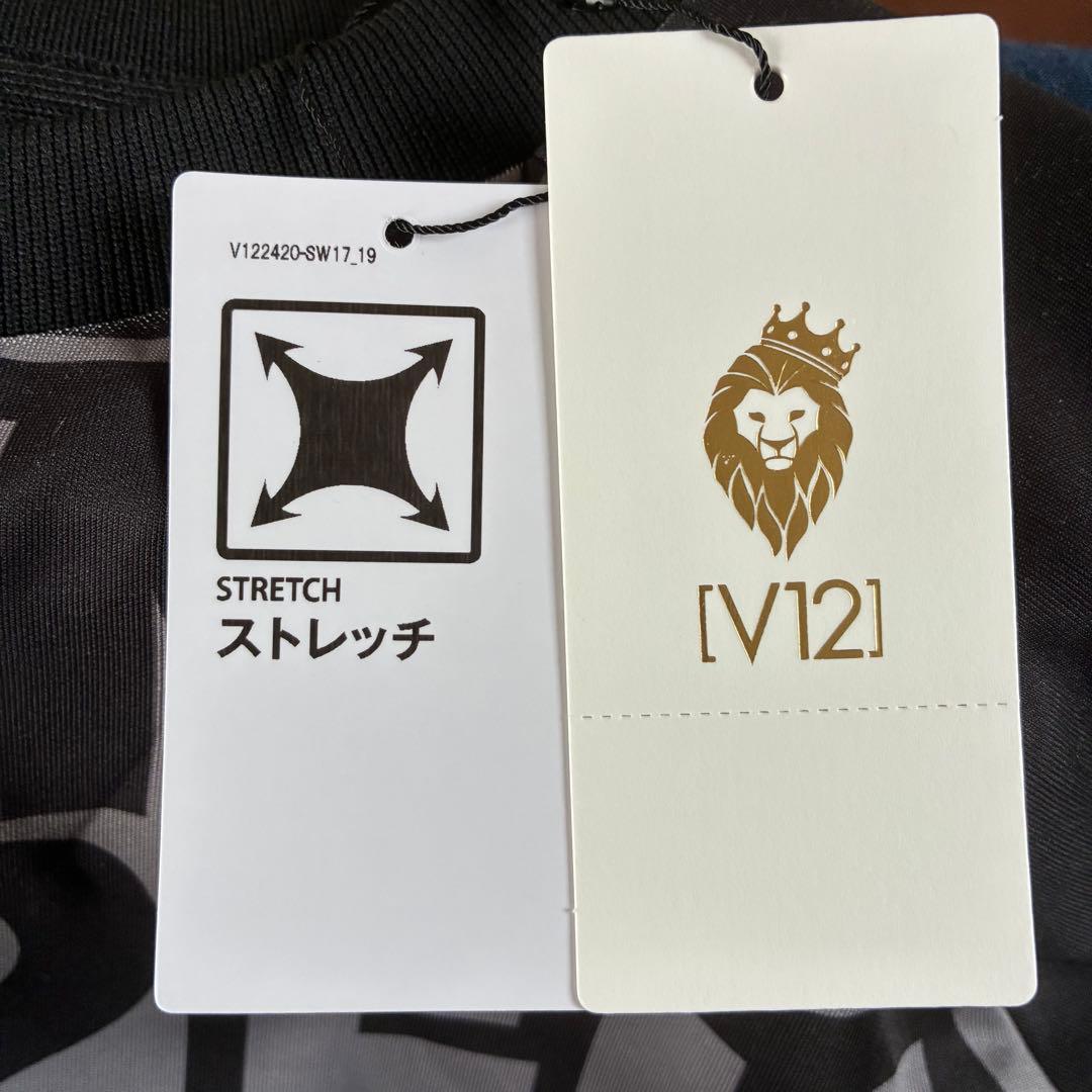 新品タグ付き V12 ROBERT CREW 総柄 スウェット サイズ2