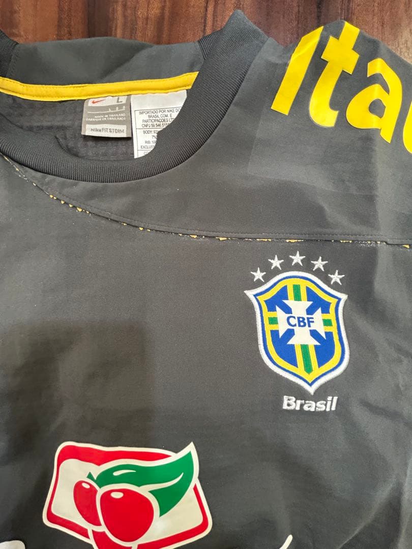 超貴重‼️ブラジル代表•選手支給品ウインドブレーカー・グレー（US−L）