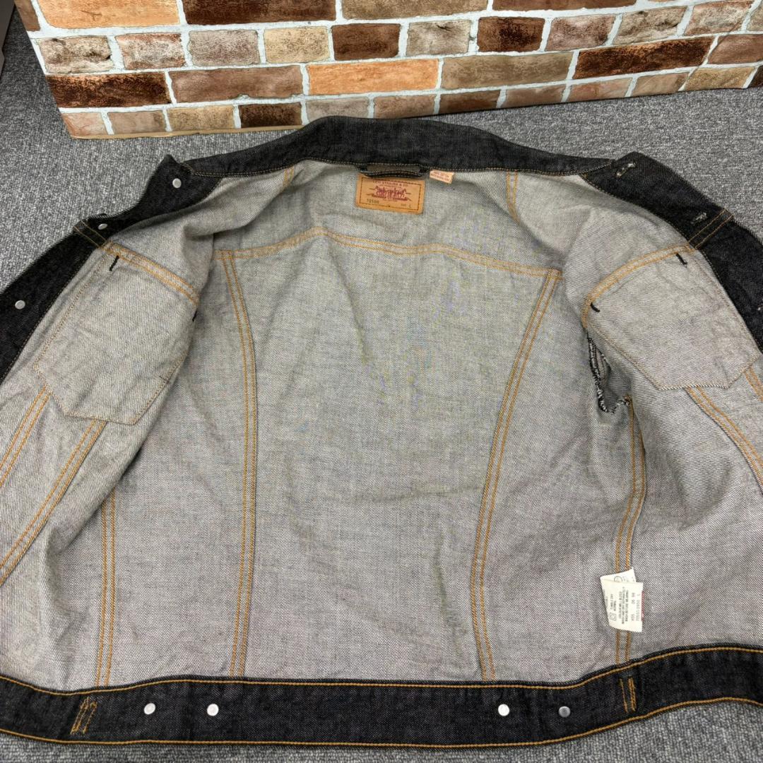 A6.LEVI’S リーバイス 90’ デニムジャケット 古着 ブラック系 L寸
