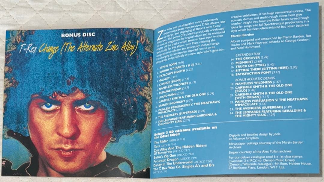 2CD！Marc Bolan & T-Rex / Zinc Alloy &  〜