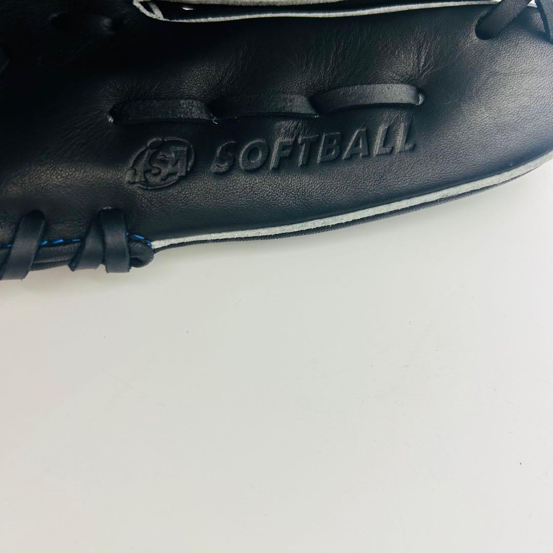 美品✨Mizuno ミズノ　ウィルドライブ ブルー　右投げソフトボール　グローブ