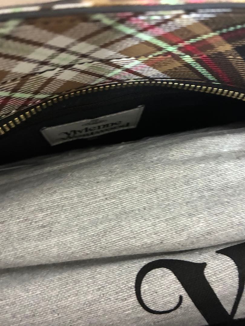 Vivienne Westwood チェック柄 トートバッグ