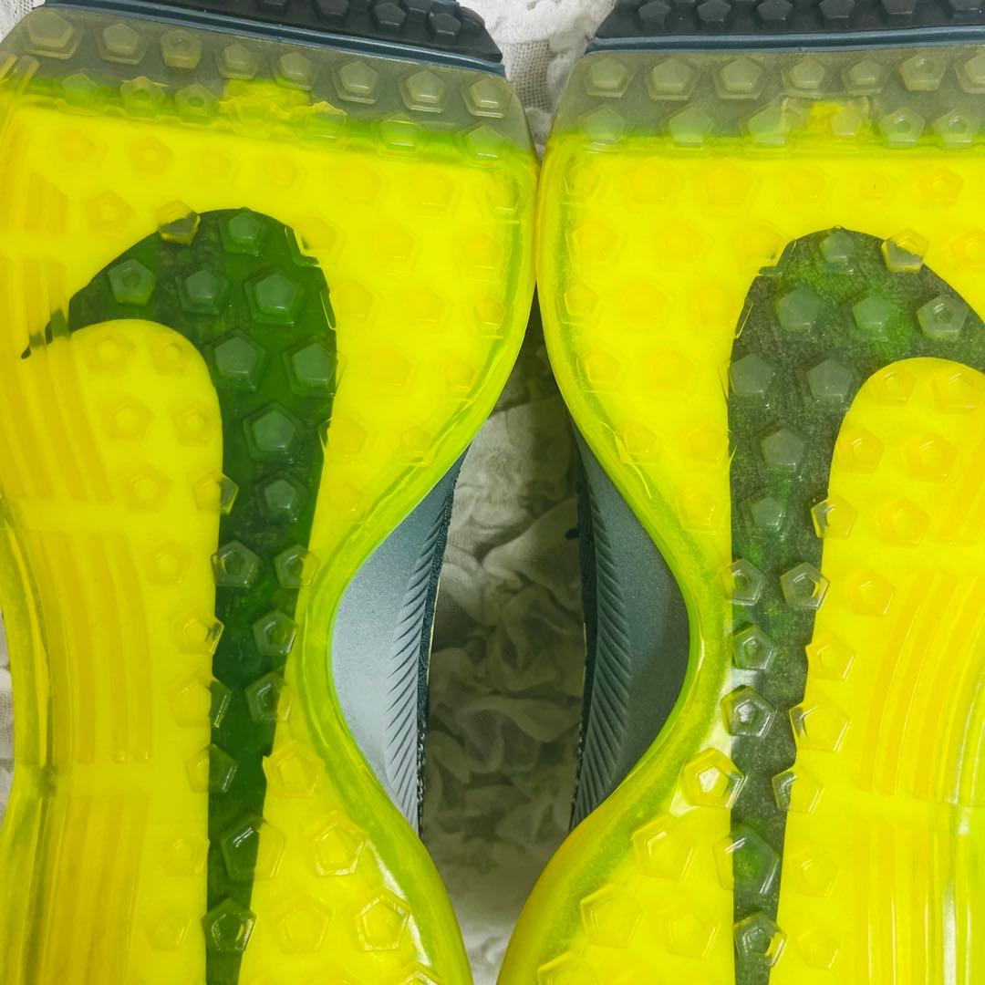 ナイキNIKEフライニットレーサー27.5完売品ランニングシューズマラソン蛍光