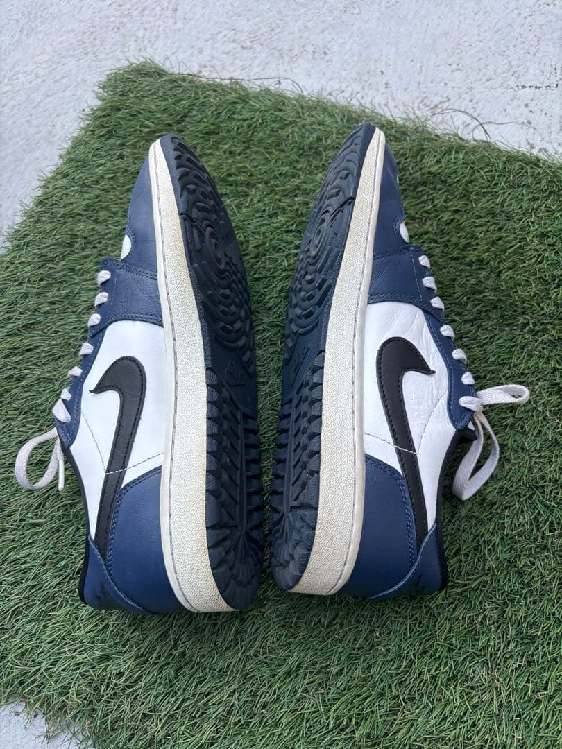 お*ゃ様 Nike エアジョーダン1ロー G 28.5cm ネイビー