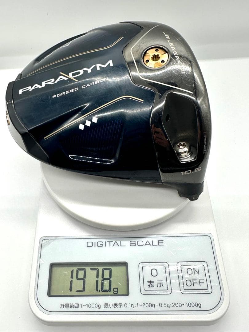 中古美品｜キャロウェイ｜パラダイムトリプルダイヤドライバー10.5度｜ヘッドカバ