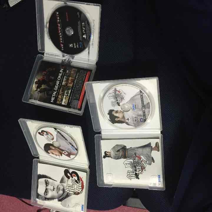 ps3ソフト ３つともほぼ新品です。