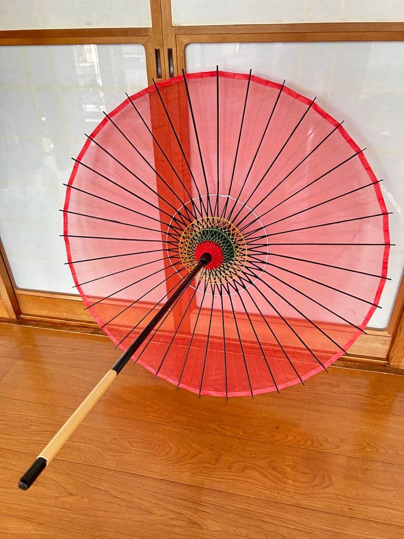 最終値下げ「新品、未使用」貴重　和傘 継柄 踊り傘　日本舞踊