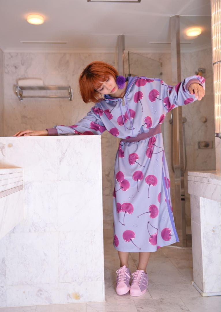 ワンピース LAND by MILKBOY CHERRY LONG HOODIE