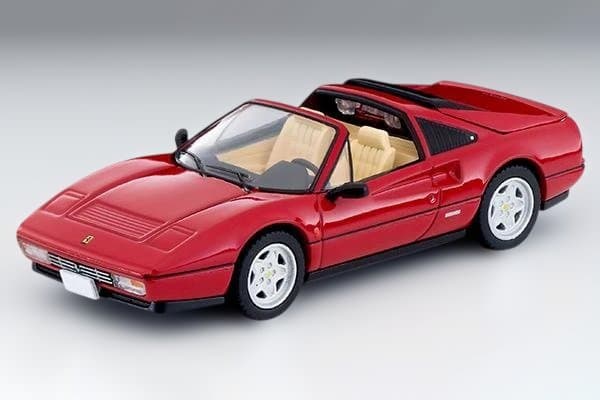 【未使用・TOMYTEC】フェラーリ 328 GTS（前期型）（赤）