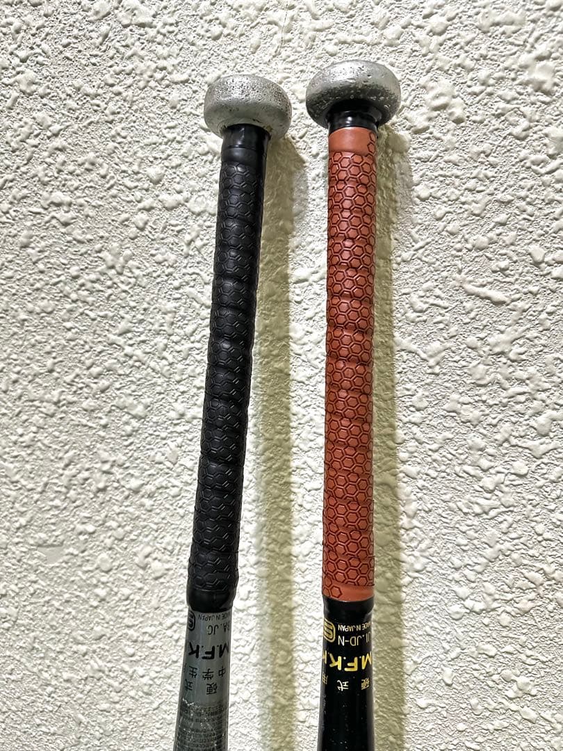 【定価5万円超】83cm 硬式金属バット 2本セット ブラック SSK 打感◎