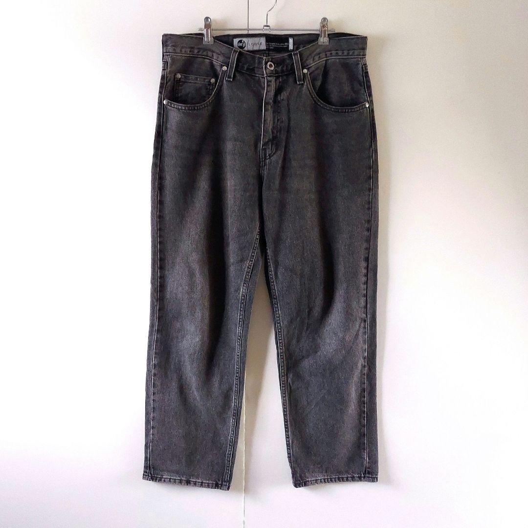 【雰囲気抜群】リーバイス シルバータブ LOOSE ブラックデニム 32 バギー
