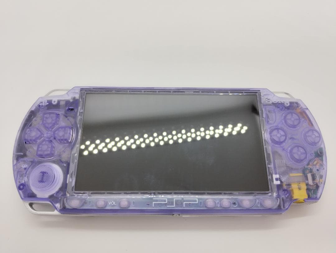 PSP 2000 すぐ遊べるセット　スケルトンパープル