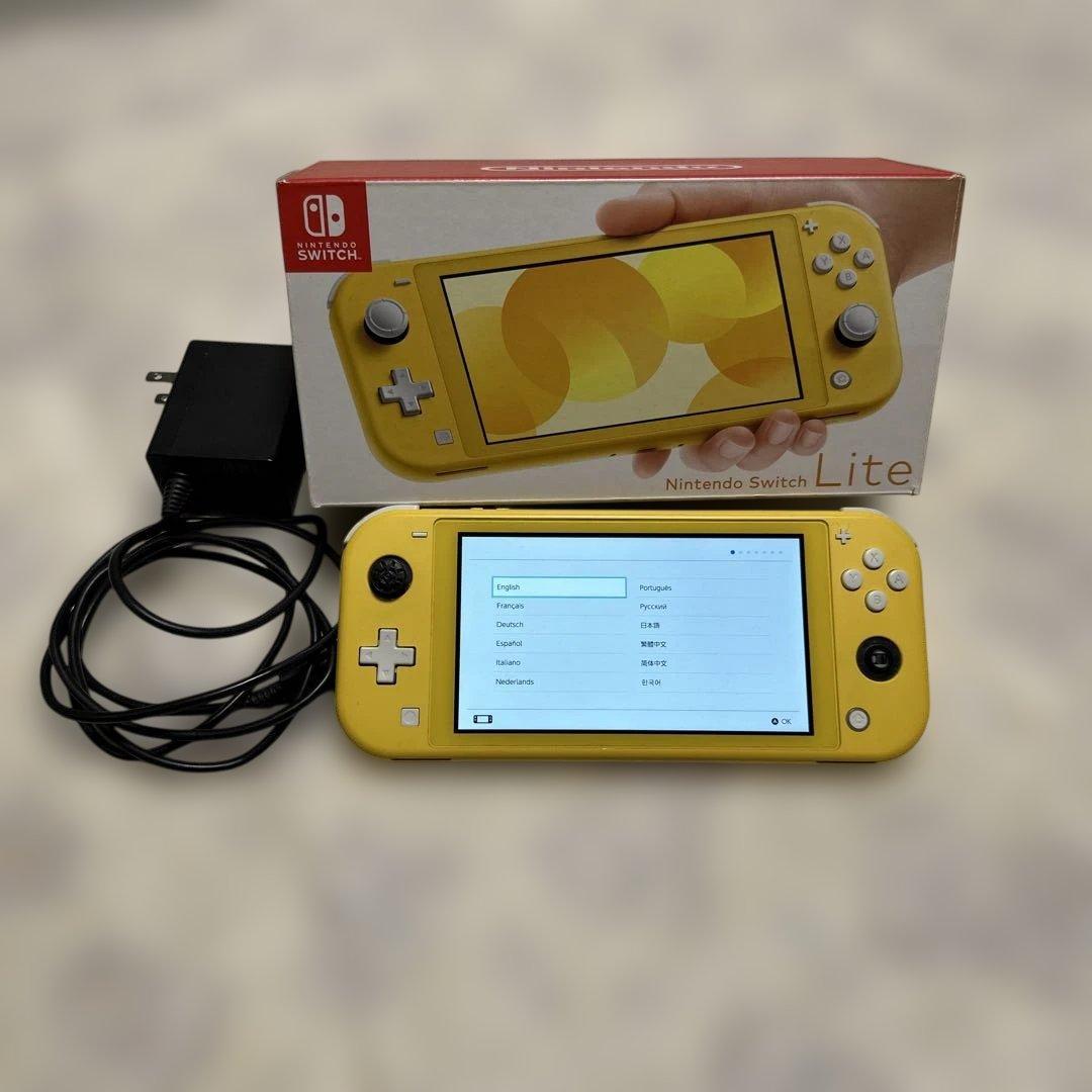 Nintendo Switch Lite イエロー 本体 充電器付き