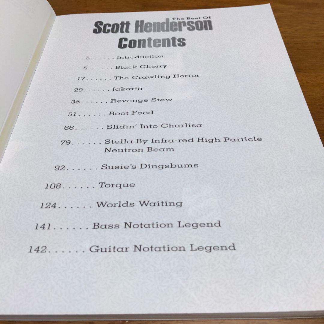 The Best of Scott Henderson ギター教本