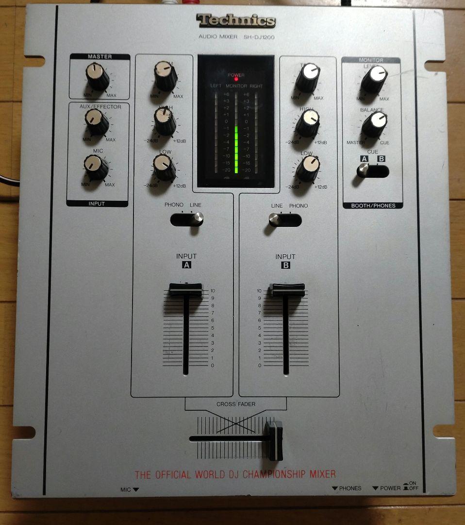 Technics SH-DJ1200 動作確済み　クロスCHフェーダー未使用交換