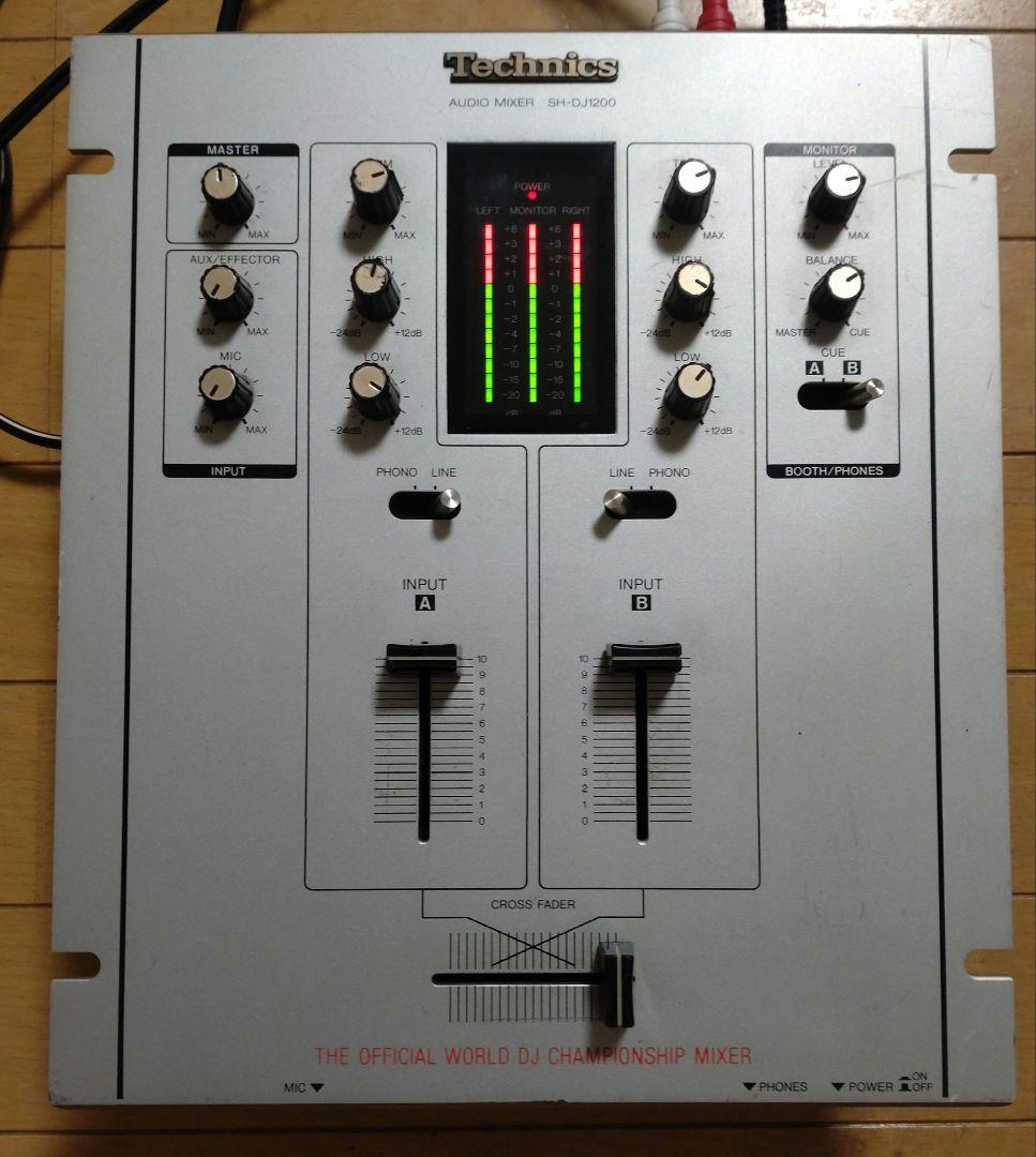 Technics SH-DJ1200 動作確済み　クロスCHフェーダー未使用交換