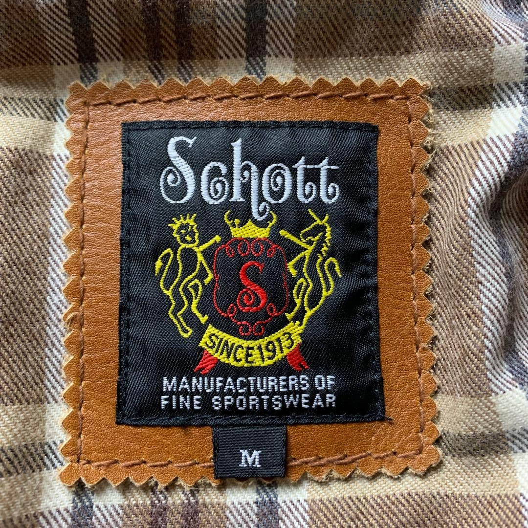 schott トラッカージャケット ライトブラウン 3111006