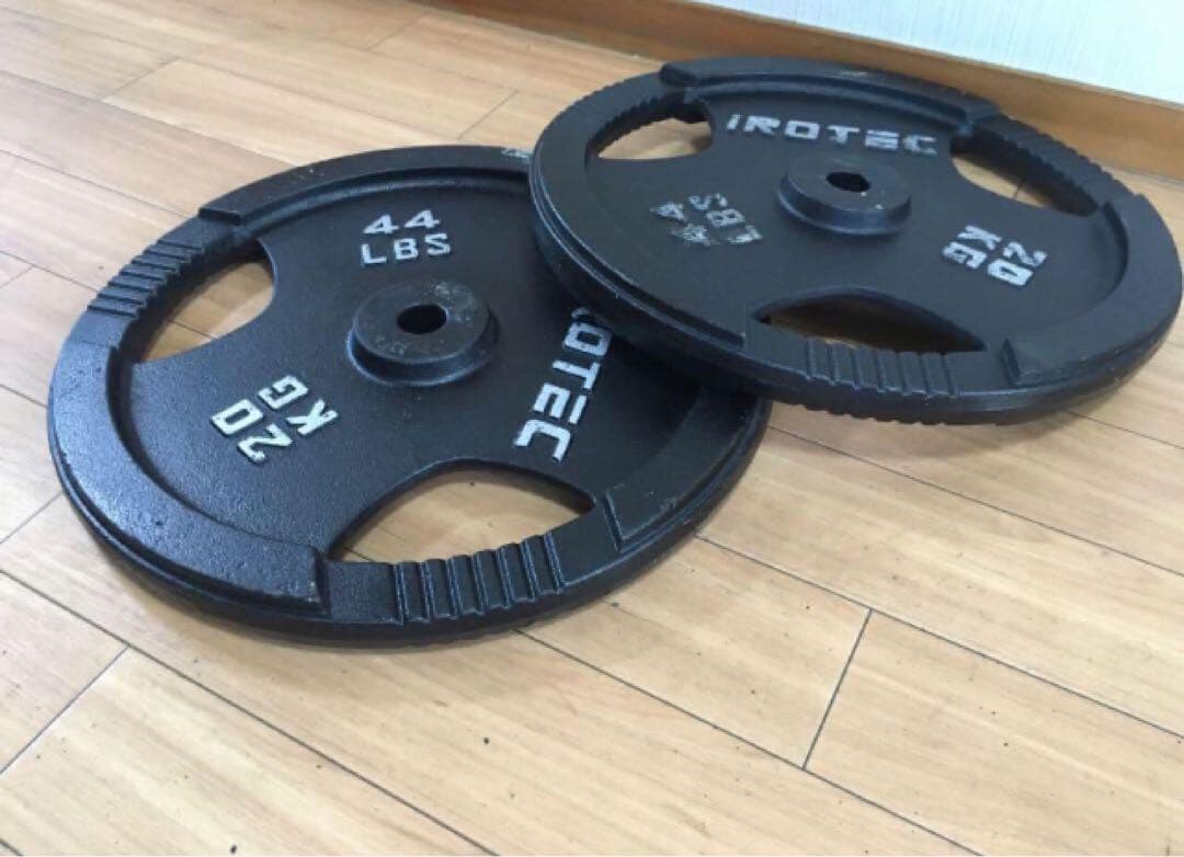 ② iROTEC ダンベルプレート 15kg x 1 枚