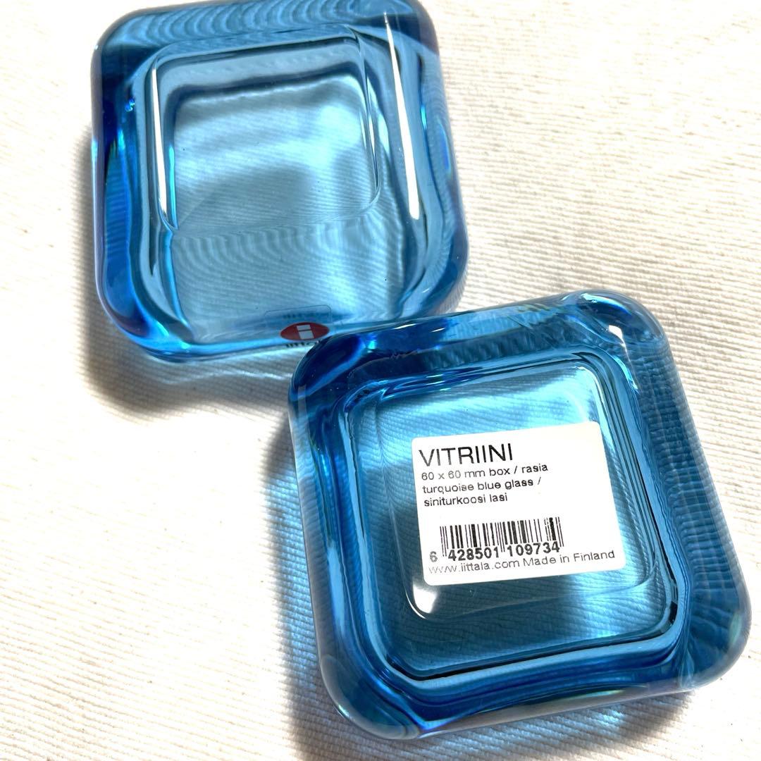 Vitriini ヴィトリーニ ターコイズブルー 60mm box イッタラ