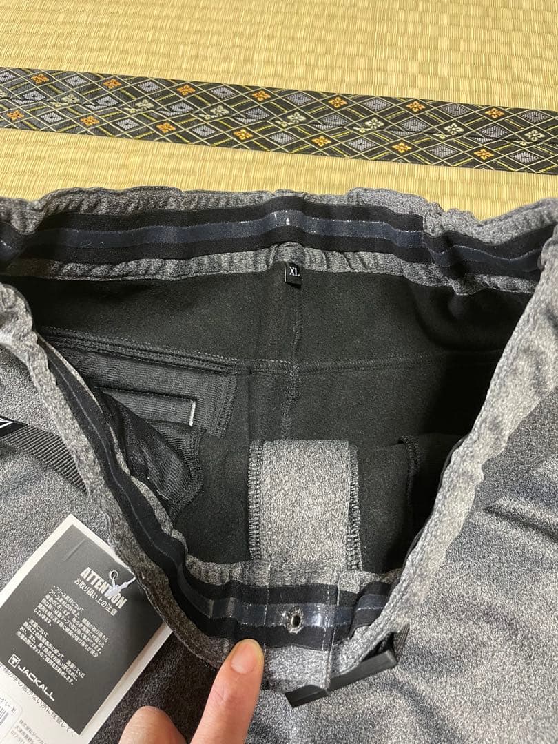 ジャッカルソフトシェルパンツType2 ヘザーグレーXL