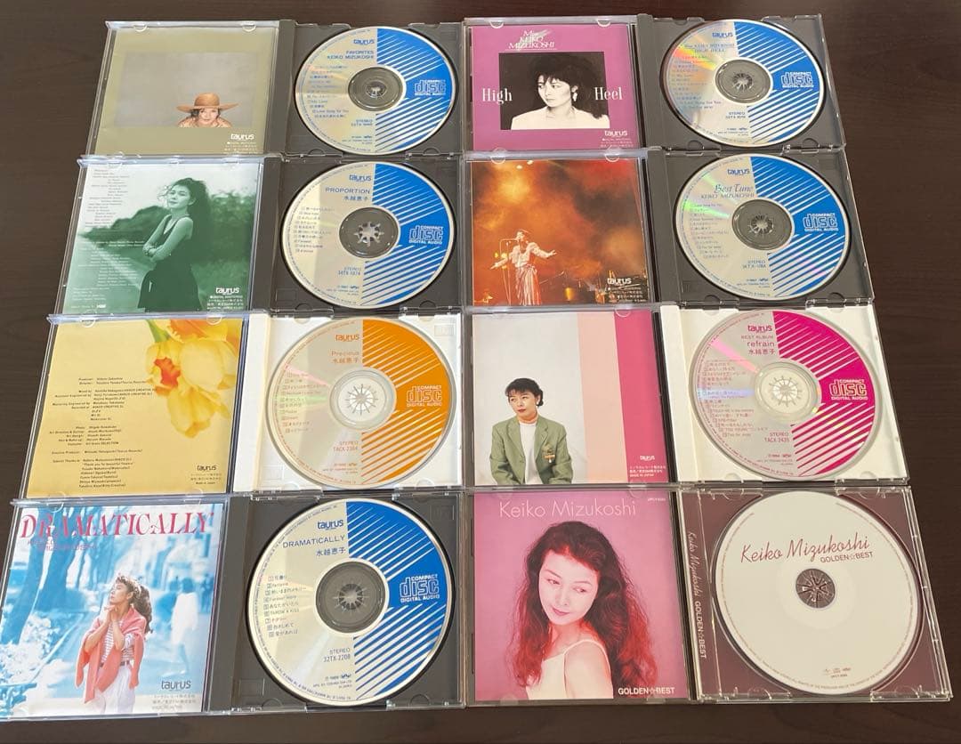 水越けいこ CD レコード 全11点直筆サイン入り！ 水越恵子 シティポップ