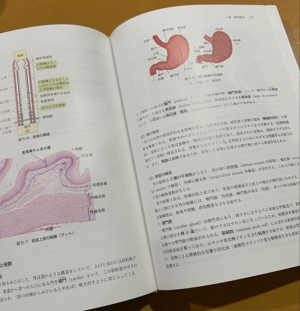グラフィカル機能形態学　第2版　京都廣川書店　大学　教科書　薬学