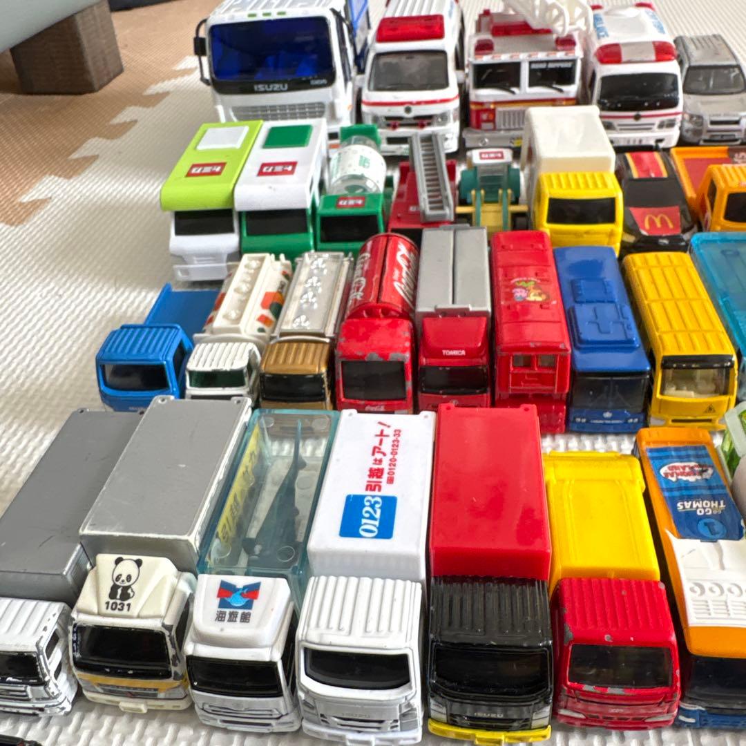 トミカ　ミニカー　まとめ売り　125台　大量　美品多数✨