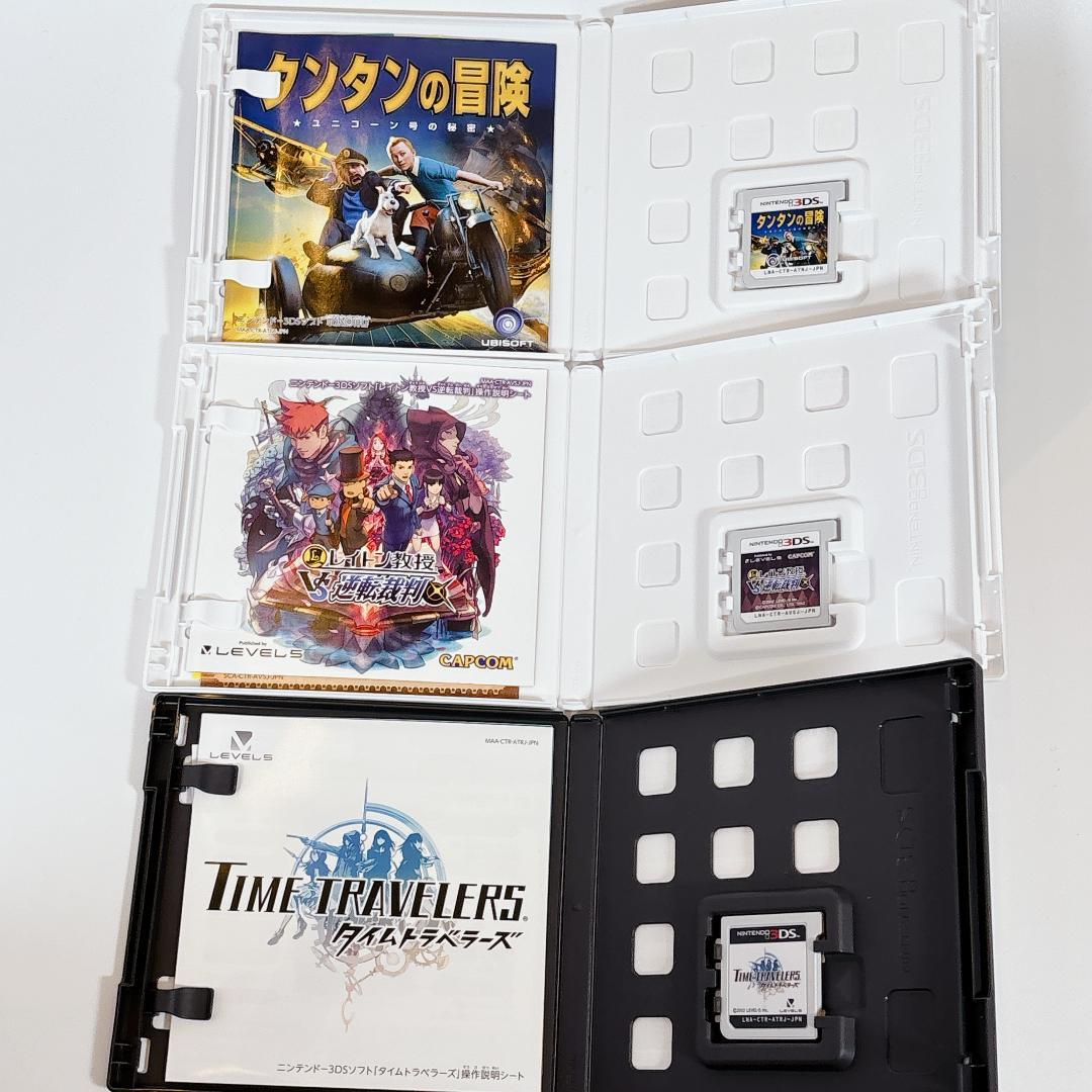 3DS 4点セット 難攻不落三国伝【新品未開封】レイトンVS逆転裁判 他